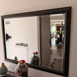 Wooden Framed Mirror (Approx. 42" x 31")