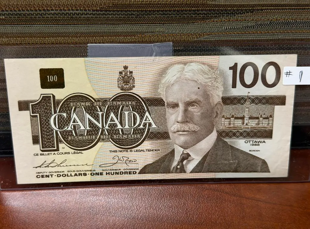 1988 Cdn $100 Bill - AV