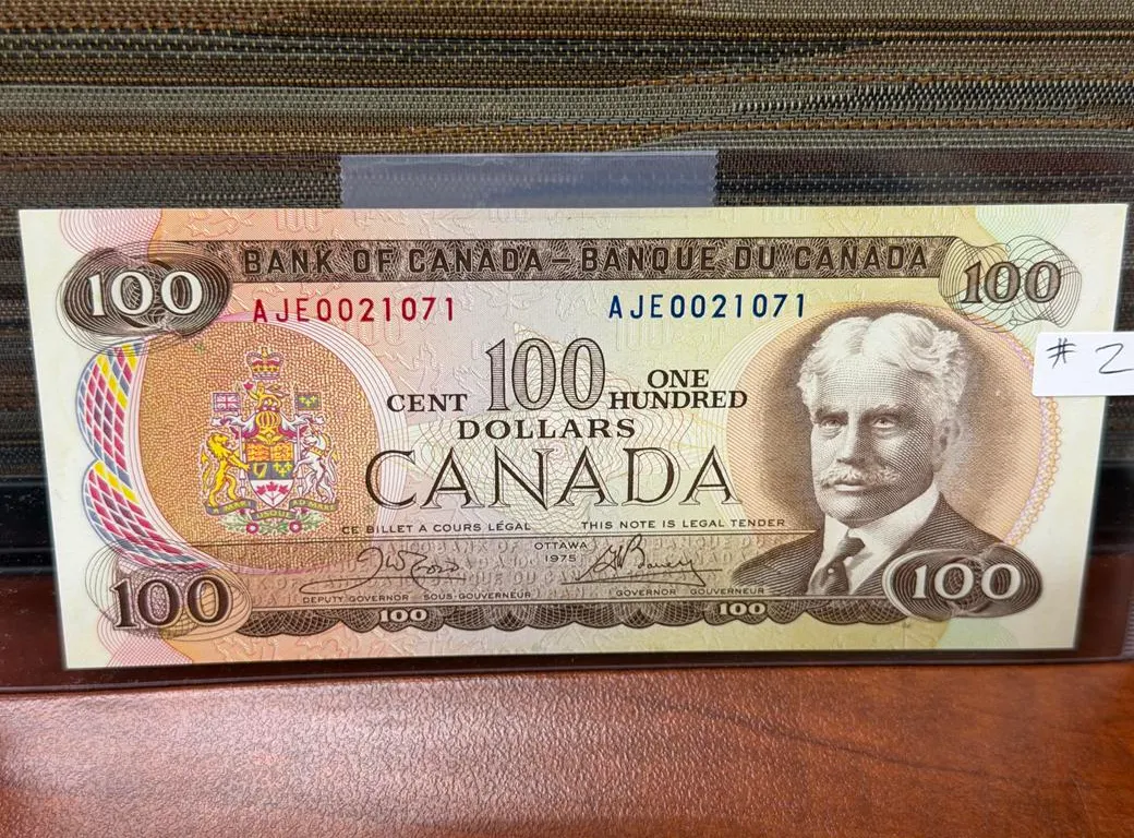 1975 Cdn $100 Bill - UNC