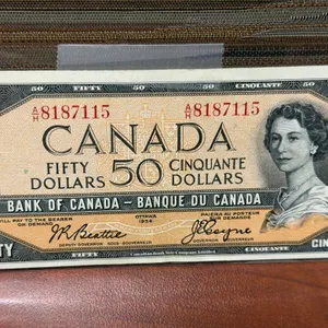 1954 Cdn $50 Bill - AV