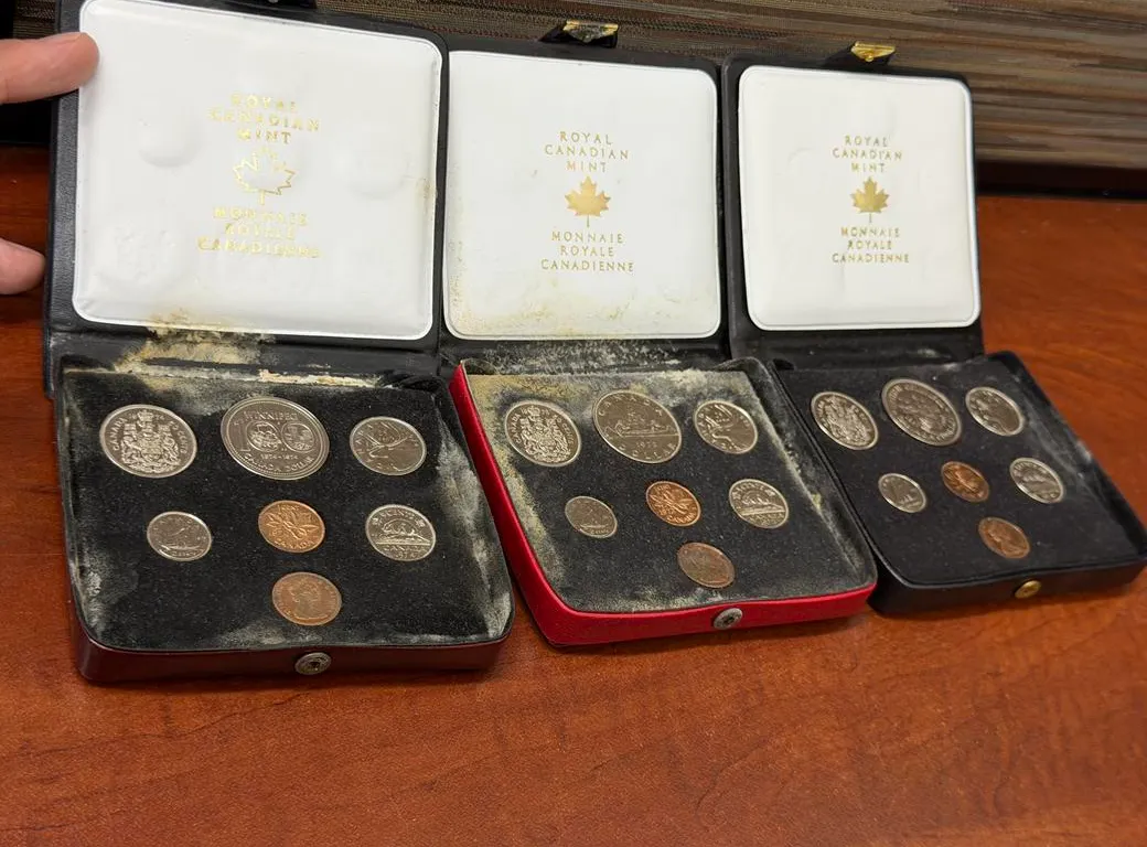 1971, 1972, 1974 Cdn Double Penny Sets