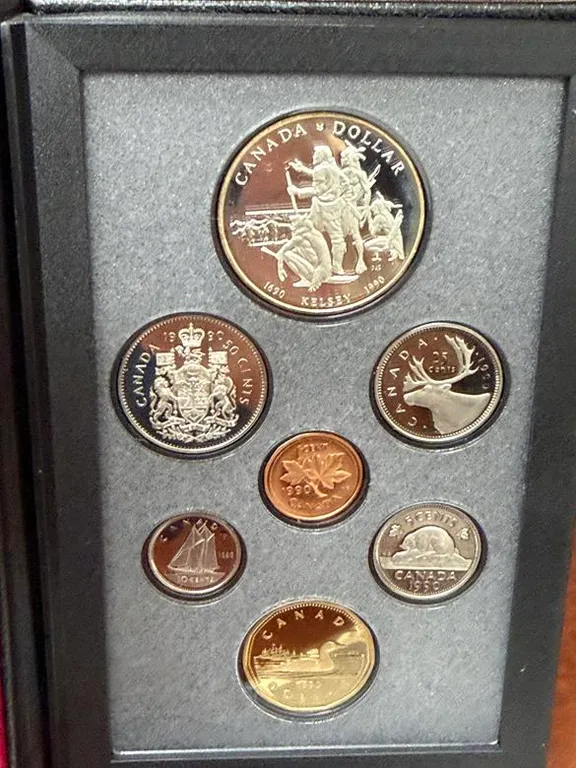 1990 Cdn Double Dollar Set