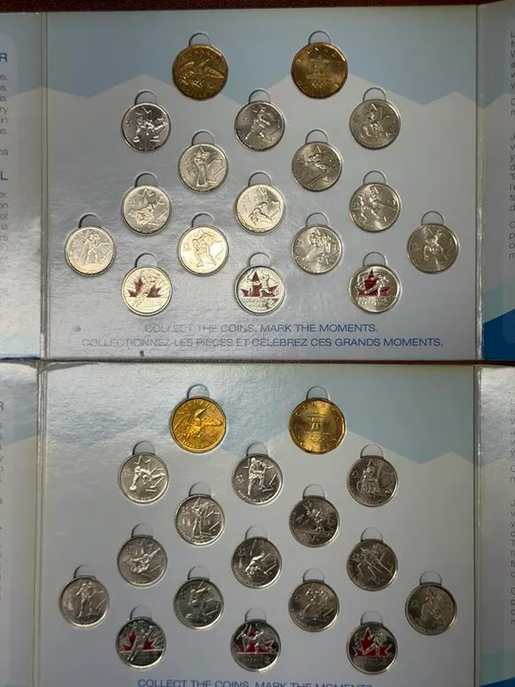 (2) RCM Vancouver 2010 Coin Sets