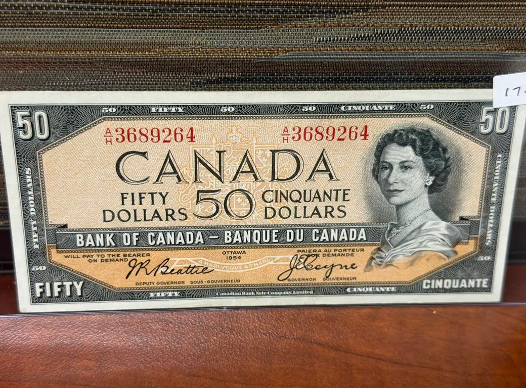 1954 Cdn $50 Bill - Nice Condition