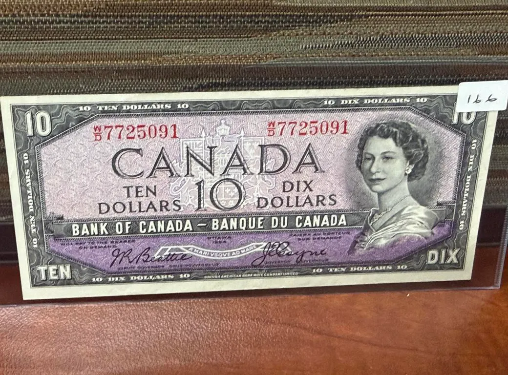 1954 Cdn $10 Bill - Like New