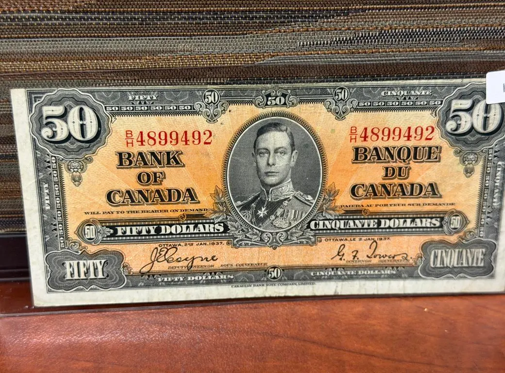 1937 Cdn $50 Bill - Rare
