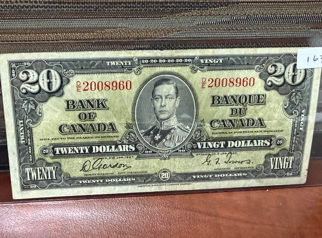 1937 Cdn $20 Bill