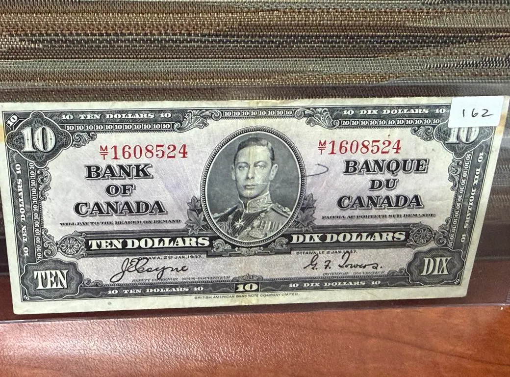 1937 Cdn $10 Bill