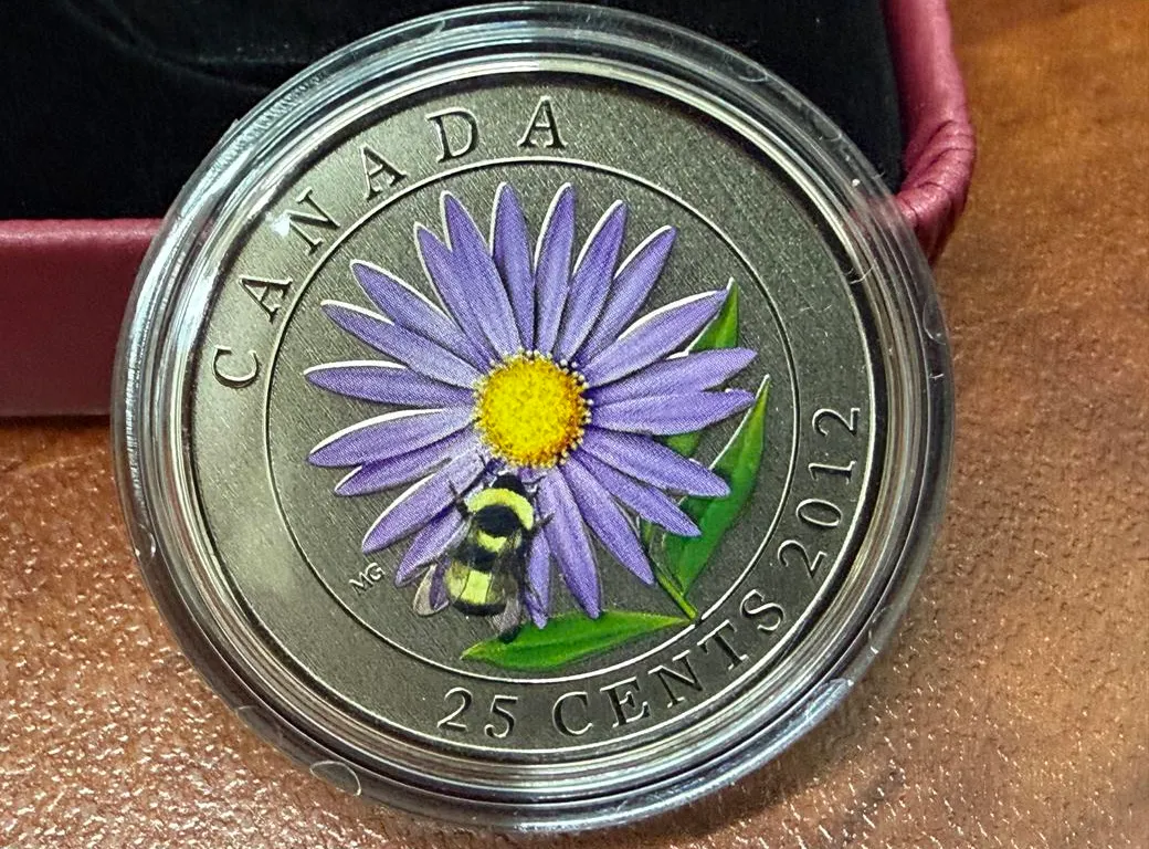 2012 Cdn Quarter Aster & Bumblebee