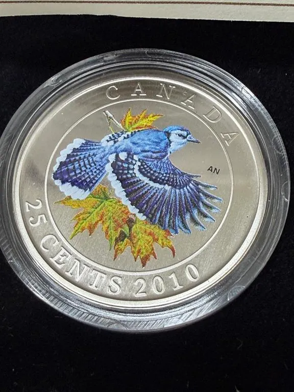 2010 Cdn Quarter BlueJay - Rare