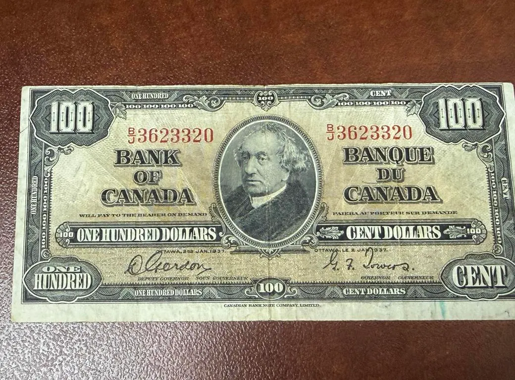 1937 $100 Bill