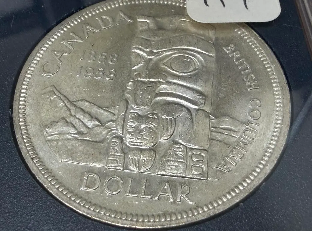 1958 Cdn Silver Dollar