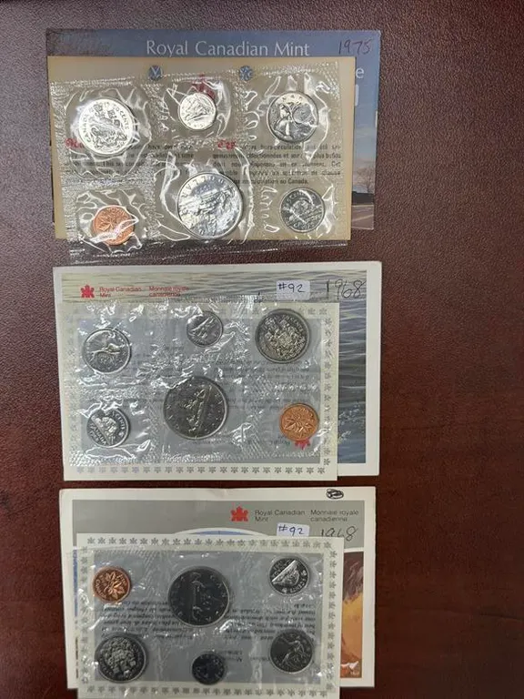 (2) 1968 & 1975 Cdn P/L Sets