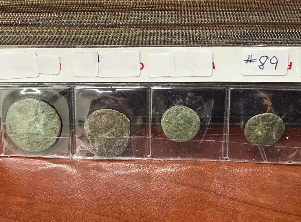 (4) Ancient Coins - Poor Condition