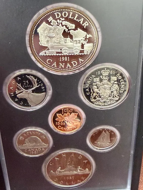 1981 Cdn Double Dollar Set