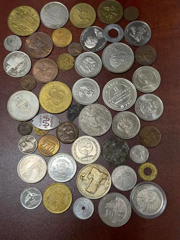 (48) Tokens, Medallions and Coins