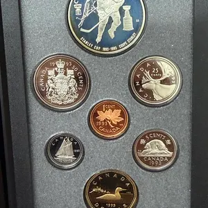 1993 Cdn Silver Dollar Proof Set