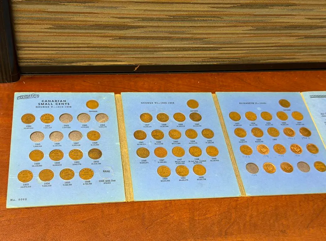 Cdn Penny Set including 1921