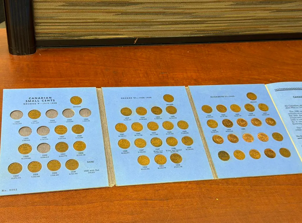 Cdn Penny Set including 1921