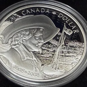 2008 Proof Cdn Silver Dollar - 92.5 Silver