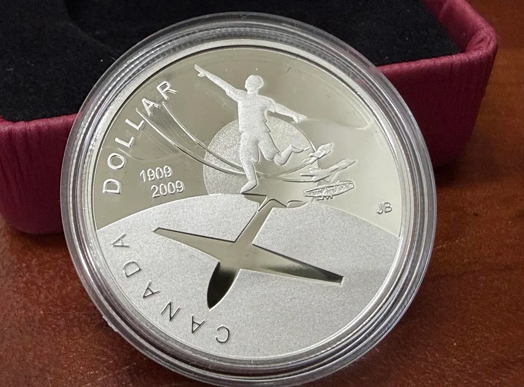 2009 Proof Cdn Silver Dollar - 92.5 Silver