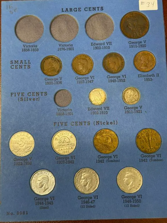 Partial Cdn Type Set incl. Silver $5