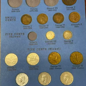 Partial Cdn Type Set incl. Silver $5