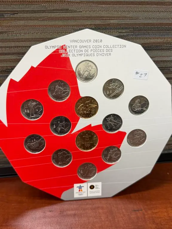 2010 Cdn Vancouver Olympics Coin Set