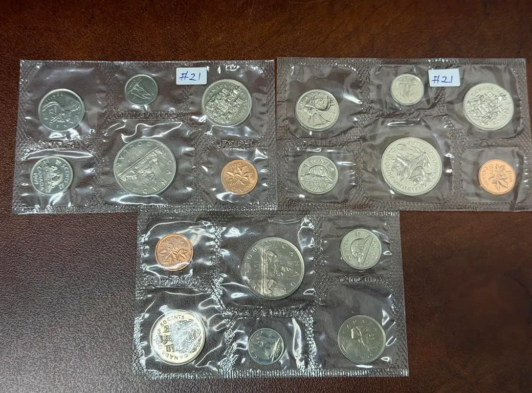 1968,1969, 1970 Cdn Proof Like Sets