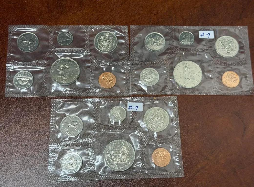 1968, 1969, 1970 Cdn Proof Like Sets