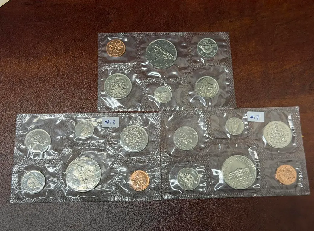1968, 1969, 1973 Cdn Proof Like Sets