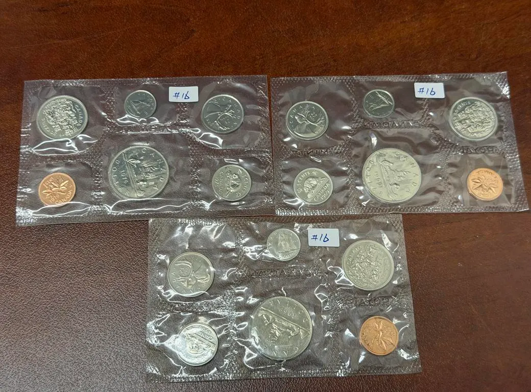 1968, 1969, 1976 Cdn Proof Life Sets