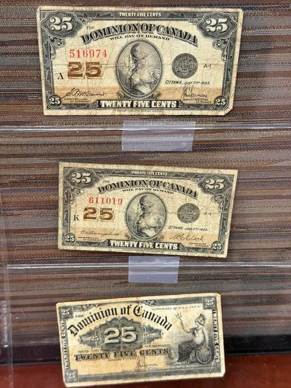 (3) Cdn Shinplasters including 1900