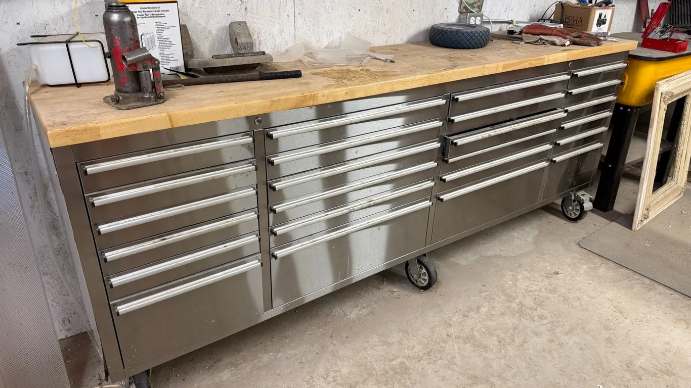 Tool Boxes, Work Benches and more *See Pictures **This item SOLD LIVE ON-SITE ONLY!!
