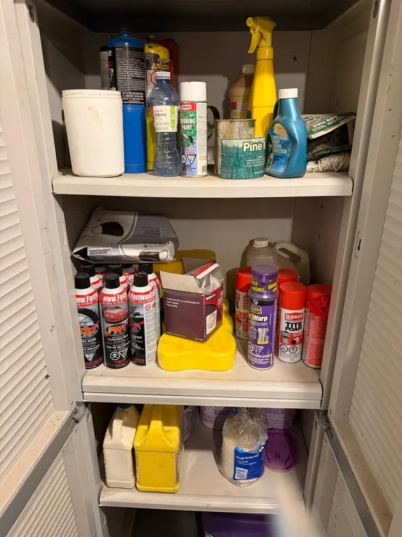 Oils, Cleaners and Lubricants plus much more onsite *See Pictures **This item SOLD LIVE ON-SITE ONLY!!