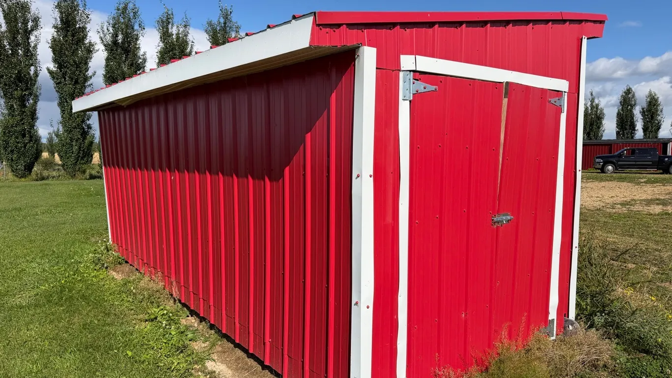 8'x20' Firewood/ Storage Shed *See Pictures **This item SOLD LIVE ON-SITE ONLY!!