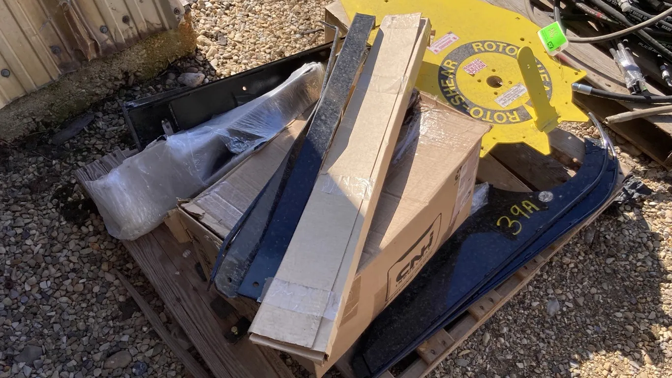 Pallet with Quantity of Miscellaneous Roto Shear Parts
