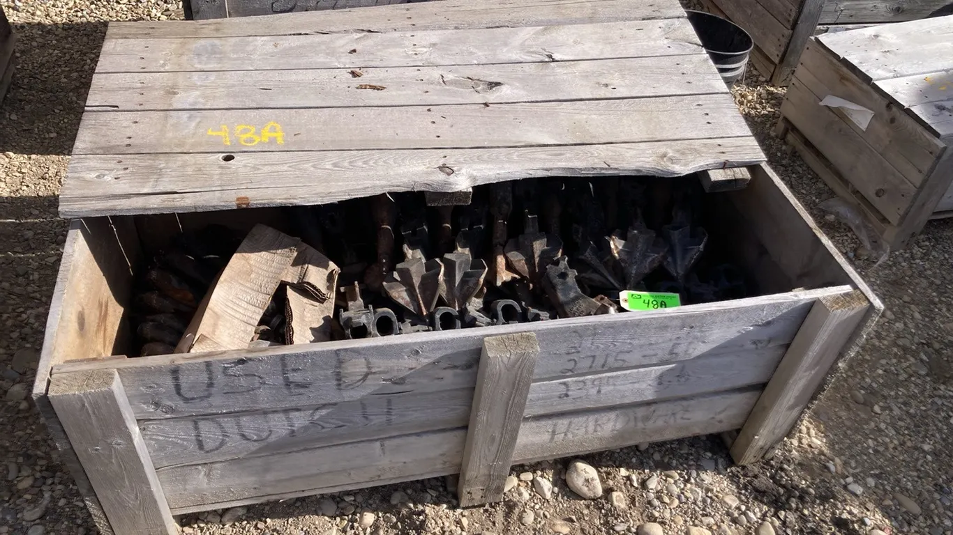 Crate with Quantity of Dutch Low Draft Seed Boots
