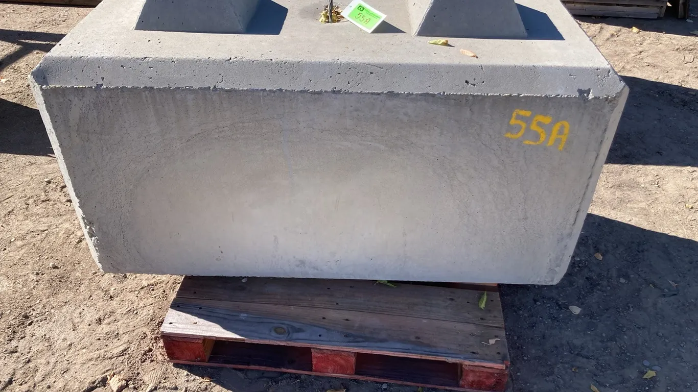 Cement Parking Block with Lifting Cable