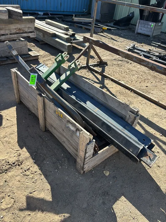 Crate with Assorted Hitches