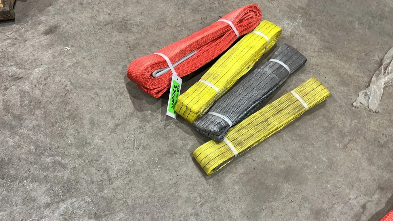 (4) Assorted Cloth Slings