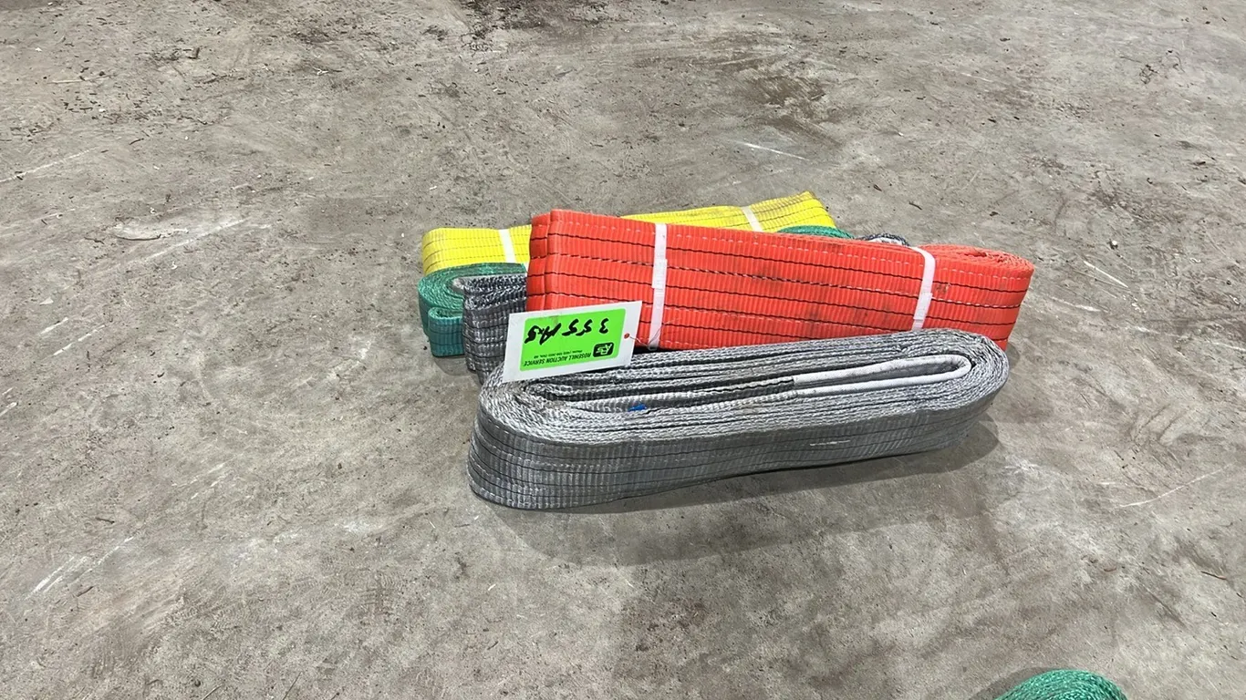 (5) Assorted Unused Cloth Slings