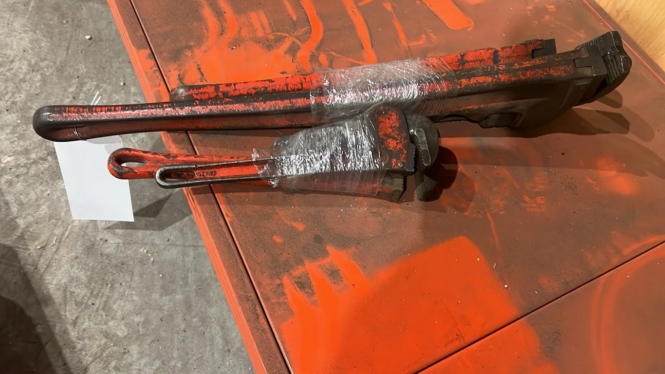(4) Assorted Rigid Pipe Wrenches