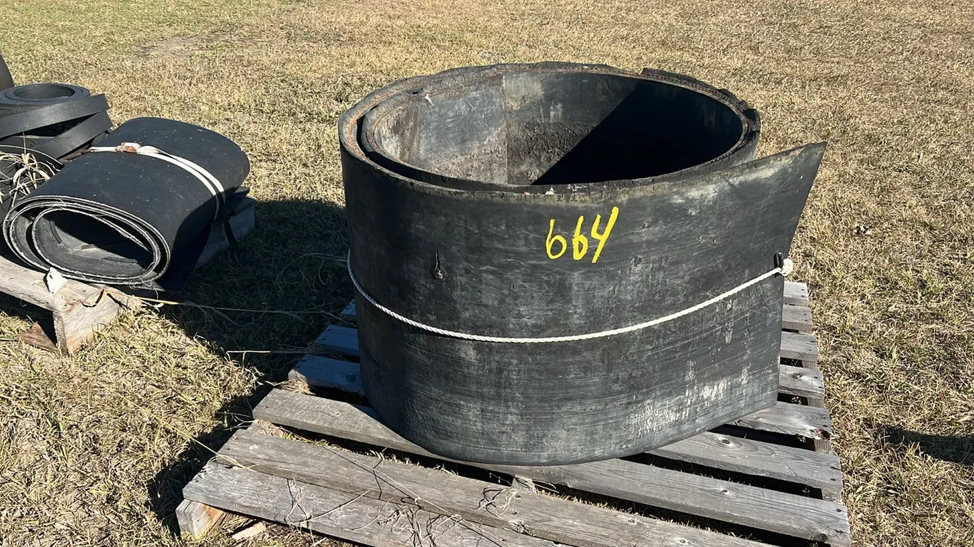 Roll of Approx 25" x 1 3/4" Length Unknown Rubber Belting