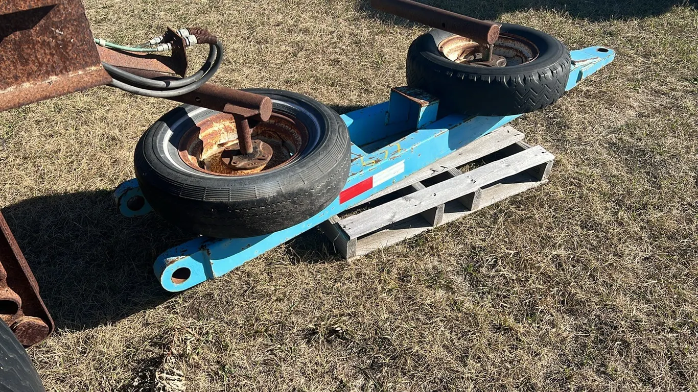 (1) 7.50-14, (1) 8.25-14 Tires with Rims, Hubs and Moving Axles and Heavy Duty Implement Hitch