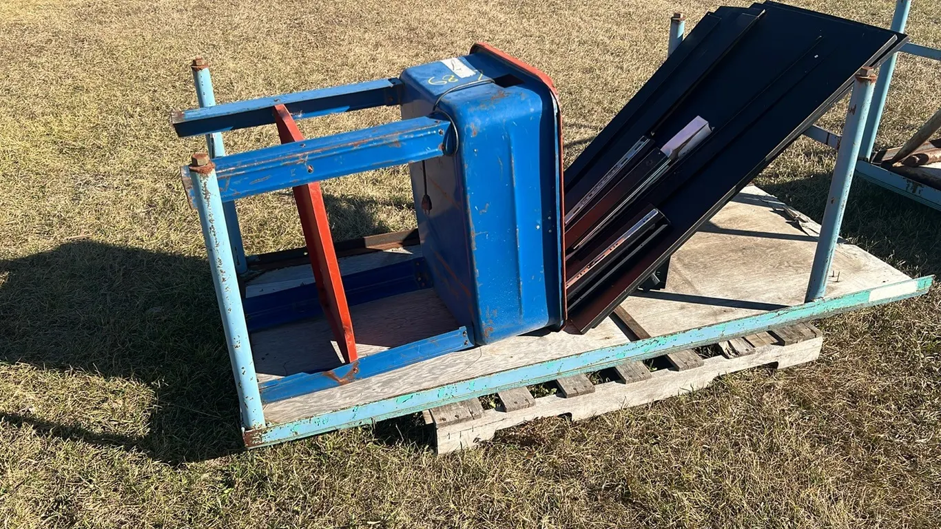 3'x7' Work Bench with Wood Top, 110V Parts Washer, Wooden Cabinet