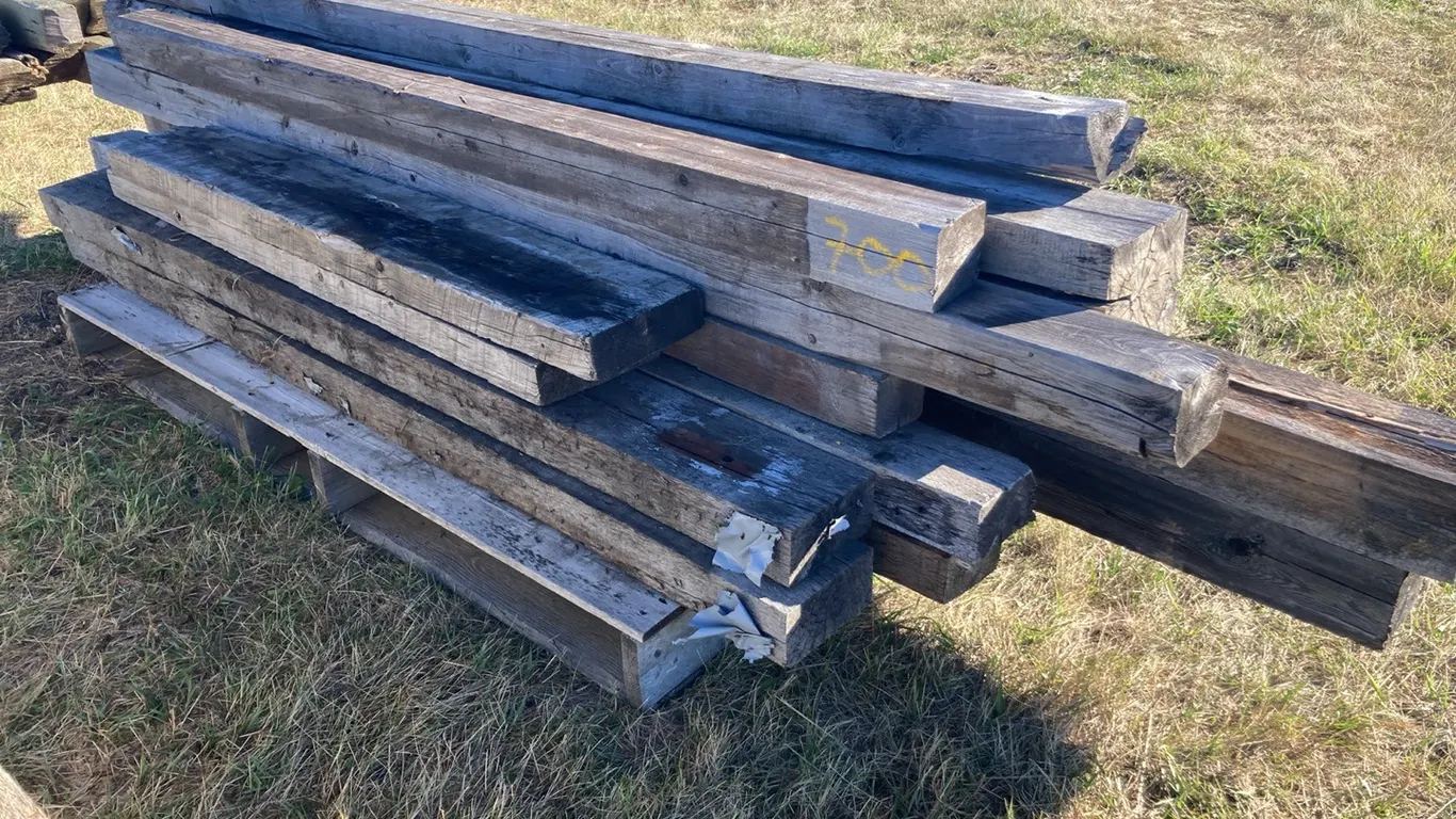 Large Assortment of 6"x6", 8"x8", 6"x4", 3"x10" Posts and Planks Various Lengths
