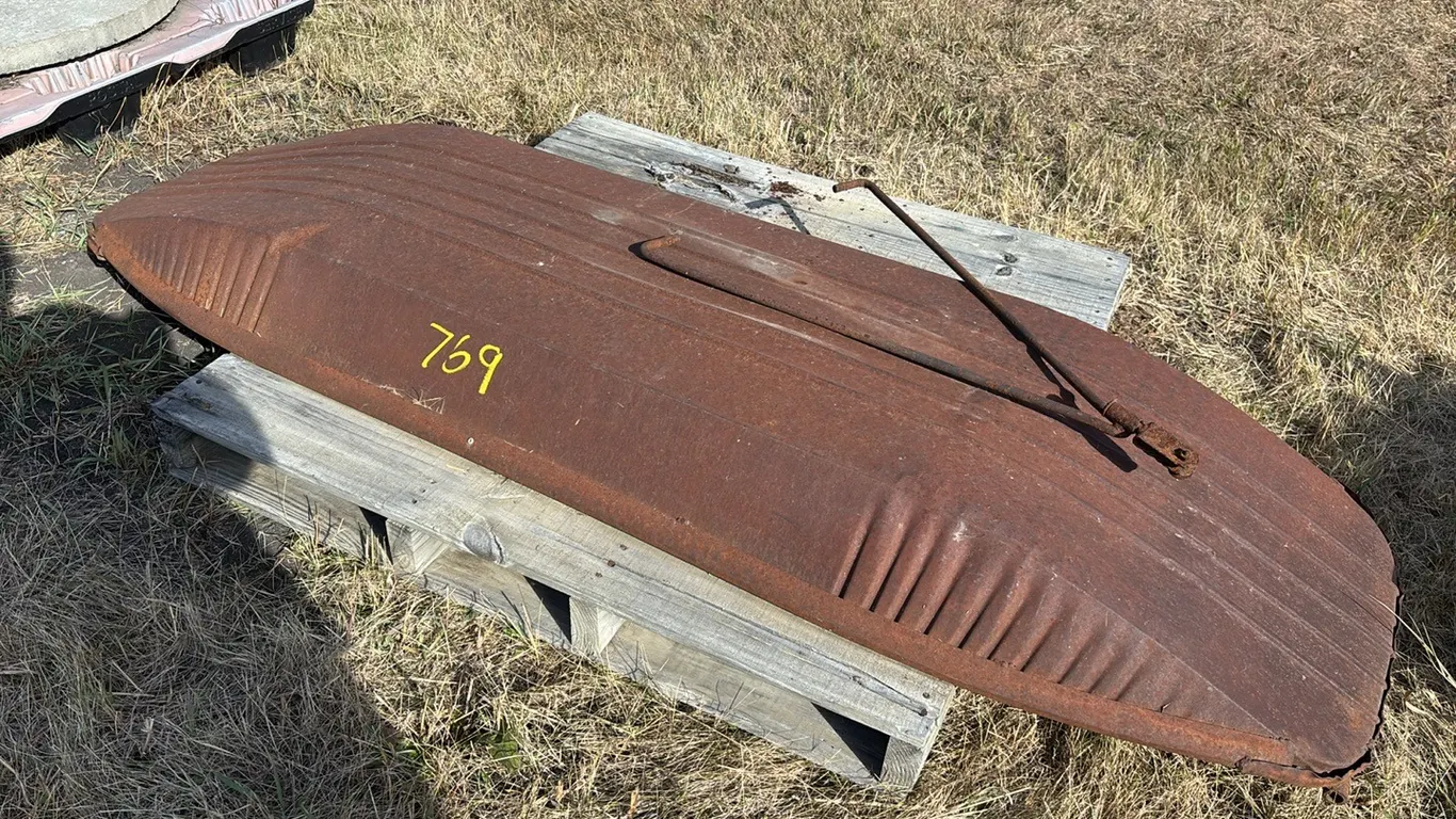 Vintage Snowmobile Sleigh