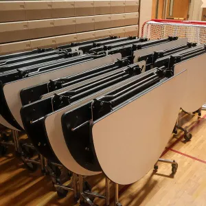 (15) 60'' Roll-N-Fold Cafeteria Tables