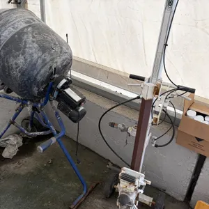 Minnich Pneumatic Concrete Drill/Kobalt Concrete Mixer